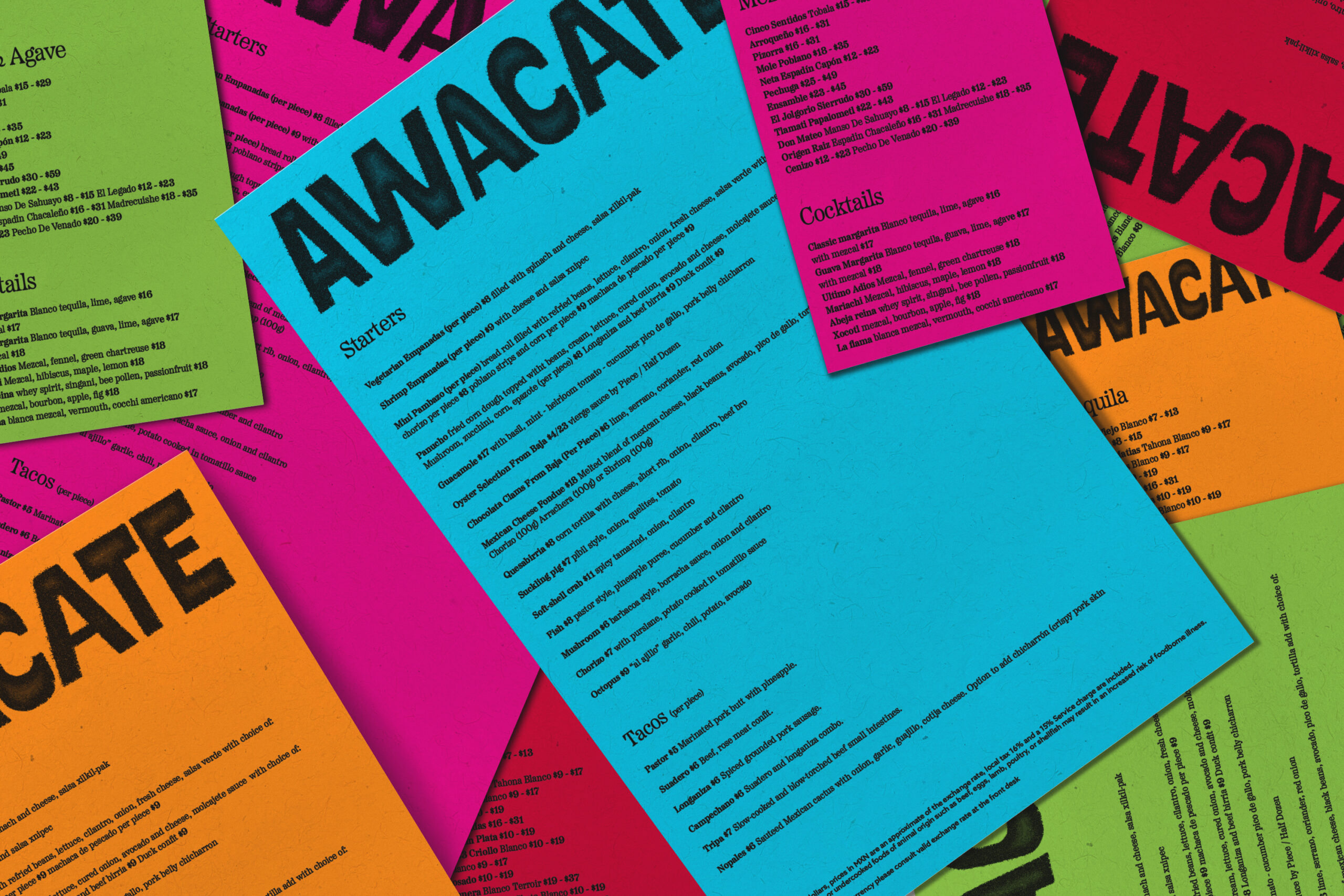 Awacate Restaurant & Cafe Visual Identity